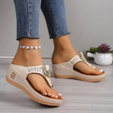 Women's Shoes 2025 Summer New Beach Clip Slope And Cool Slippers Women's Women's Sandals HZ0115