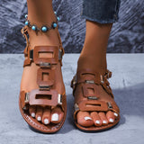 Flat-Soled Sandals Comfortable And Casual Large-Size HZ0115