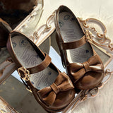 Daily Cute Soft Soles Not Tired Mary Jane Leather Shoes New Sweet With Jk Lolita Shoes HZ0115