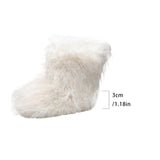 New Hairy Boots Winter Warm Plus Velvet Boots Fashion Casual Snow Boots Women HZ0115
