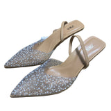 ZA Home 2025 New Spring New Transparent Pearl Water Drill Hot Shoes Fairy Wind Tip Fine Half Bag Head HZ0115