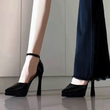 New Nude Sexy Patent Leather Name, High Heels Femininity Femininity Fascal Fascals Waterproof Table With Sandals HZ0115