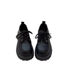 2025 New British Style Mary Precious Shoes Women's Loose High Thick-Sed Jk Small Leather Shoes Spring And Autumn Students Casual Single Shoes HZ0115