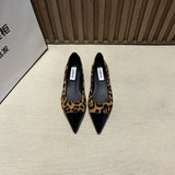 Late Evening Gentle Wind Flat-Soled Fairy Shoes 2025 Summer New With Skirt Single Shoes French Small Fragrant Temperament Pointed Shoes HZ0115