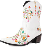 Wish 2025 New Comfort Low And Embroidery 40-43 Women's Low Boot Boot Boots Boots HZ0115