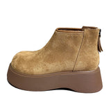 Increase The Simple Non-Slip Cotton Boots Women 2025 Elegant Temperament Simple Solid Color Round Head Snow Boots High Value HZ0115