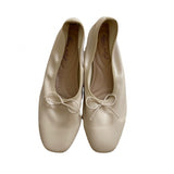 2025 New Fashion Bows Light-Slip Flat Shoes Wedding Shoes Ballet Spring And Autumn Shoes HZ0115