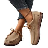 202 Spring And Autumn Leisure Flat-Bottomed Lefu Shoes Shallow Mouth Pedal Round Head Lady Comfortable Single Shoes HZ0115