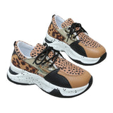 Autumn 2025 Large-Size New Slope And Thick-Sed Loose Cake Casual Women's Shoes Fashion Coloring Sneakers Women HZ0115
