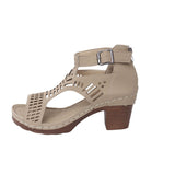 Large-Size Women's Shoes 2025 Summer New Coarse Heel High-Heeled Shoes Hollow Fish Mouth Sandals Women HZ0115