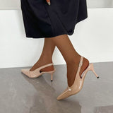 In The Summer Of 2025, The New Word With Pearl Tip High Heels Fine Heels With Shallow Daily Casual Women's Shoes HZ0115