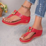 Women's Shoes 2025 Summer New Beach Clip Slope And Cool Slippers Women's Women's Sandals HZ0115