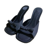 ZA Home 2025 New Women's Shoes Low Heel Temperament High Heels Black Baotou Behind Tripling Single Shoes HZ0115