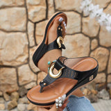Women's Shoes 2025 Summer New Beach Clip Slope And Cool Slippers Women's Women's Sandals HZ0115