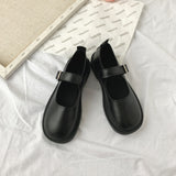 2025 New Single Shoes JK Mary Jane Small Leather Shoes Women's Korean Version Of Retro British Style Thick Spring And Summer HZ0115