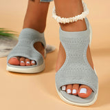 Comfortable Flat Bottom Flying Sandals Women 2025 Summer New Fashion Fish Mouth With Feet Beach Sandals HZ0115