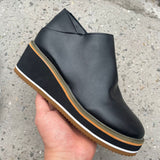 Autumn And Winter New Short Boots Large Size Women's Shoes Round Head Thick Bottom Slope Side Zipper Leisure Boots HZ0115