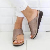 Large-Size Lady Wearing Leather Tods And Covers Cool Slippers Women's Large Size Women's Shoes 40-43 HZ0115