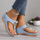 Women's Shoes 2025 Summer New Beach Clip Slope And Cool Slippers Women's Women's Sandals HZ0115