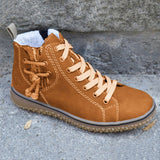 New Snow Boots Women's Flat And Martin Boots Zip-Up Cotton Boots Women's Cotton Shoes HZ0115