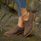 Fashion Single Shoes Women 2025 Work Shoes Thick Heel High Heels High-Heeled High-Heeled High-Heeled Large Women's Shoes HZ0115