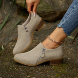 Fashion Single Shoes Women 2025 Work Shoes Thick Heel High Heels High-Heeled High-Heeled High-Heeled Large Women's Shoes HZ0115