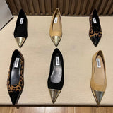 Late Evening Gentle Wind Flat-Soled Fairy Shoes 2025 Summer New With Skirt Single Shoes French Small Fragrant Temperament Pointed Shoes HZ0115