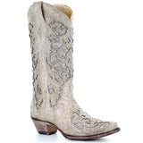 Autumn And Winter New Ladies Retro Boots Color Hot Diamond Hollow Head Coarse And Jacket Boots HZ0115