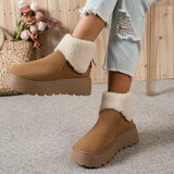 Thick Bottom Plus Thick Winter Snow Boots Women's Fur Integrated 2025 New Waterproof Short To Keep Warm And Velvet Women's Shoes HZ0115