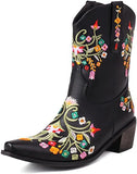 Wish 2025 New Comfort Low And Embroidery 40-43 Women's Low Boot Boot Boots Boots HZ0115