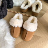 Winter New Snow Shoes Large Flat Bottom Short Northeast Cotton Shoes Plus Velvet Thick To Keep The Snow Boots HZ0115