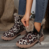 Large-Size Snow Boots Women's 2025 Winter New Velvet Women's Shoes To Keep Warm Boots HZ0115