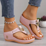 Women's Shoes 2025 Summer New Beach Clip Slope And Cool Slippers Women's Women's Sandals HZ0115