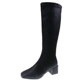 However, The Knee-Length Boots Woman 2025 Autumn And Winter New British Style Fashion Small Man Showing Thin And Tall And Knight Female Boots HZ0115