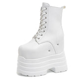 17Cm High Shoes Cos One Thick Sole Height Martin Boots Small Size Summer Exhibition Loose Cake Thick Soles Shoes HZ0115