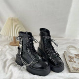 Abi Sweet Cool Wind Small High Fashion Boots Fall 2025 New British Punk Windy Martin Boots HZ0115