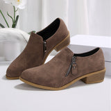 Fashion Single Shoes Women 2025 Work Shoes Thick Heel High Heels High-Heeled High-Heeled High-Heeled Large Women's Shoes HZ0115