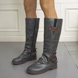 Large-Size Martin Boots Women 2025 Fashion Explosion Wearing Autumn And Winter High Boots HZ0115