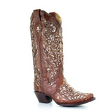 Autumn And Winter New Ladies Retro Boots Color Hot Diamond Hollow Head Coarse And Jacket Boots HZ0115