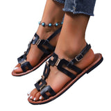 Flat-Soled Sandals Comfortable And Casual Large-Size HZ0115
