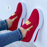 Large-Size Summer New Casual Sports Zipper Women's Single Shoes Wish Women's Shoes HZ0115