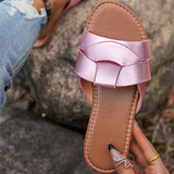 Large-Size Cool Slippers Women 2025 Summer New Fashion Women's Flat-Bottom Slippers African Slippers HZ0115