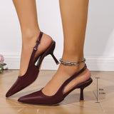 2025 Winter New Thin Heel Tight With A Single Shoe Direct Sales Women's Shoes HZ0115