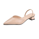 Baotou Sandals Women 2025 New Summer Simple Sharp Heeled Sandals Women's High Heel Fine Fashion Single Shoes HZ0115