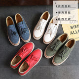 2025 Ms. Casual Flat-Soled Single-Shoe Large-Size Round Head Pedaled Shoes Tuxedry Single Shoes HZ0115