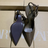 ZA New Spring 2025 On The New Fashion Temperament High-End Single Shoe Tip Light Luxury Style Point-In-Point Single Shoe Niche HZ0115