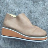 Autumn And Winter New Short Boots Large Size Women's Shoes Round Head Thick Bottom Slope Side Zipper Leisure Boots HZ0115