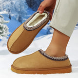 New UG Snow Boots Large-Size Men's National Wind-Thin Snow Boots Couple Cotton Slippers Women's Shoes HZ0115