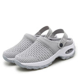 Large-Size Lady Summer Hanb Yarn Cloth Cloth Slippers Rock Mother Half-Storage Sandals Two Sides Wear HZ0115