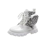 Boy And Girl Baby Fashion Pocket Martin Boots 2025 New Cute Round Head Side Zipper Short Fashion Boots HZ0115